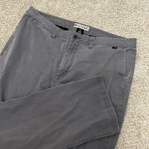 Travis Mathew Livingston Chino Pants 38X28 Gray Cotton Tencel Blend Casual Golf